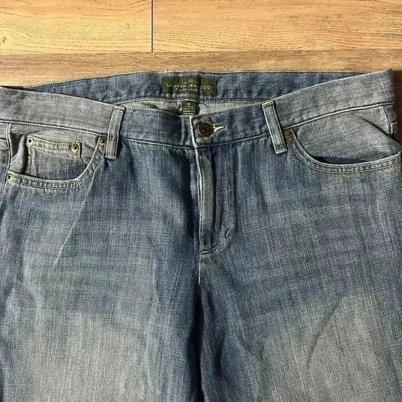 Ralph Lauren LRL Jeans Co Size 10 Women's Blue Denim CLASSIC BOOTCUT 5 Pockets - Picture 2 of 5